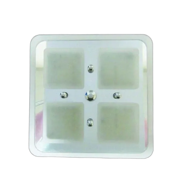 Camec Square Crystal LED 4 Section w/ Touch Button