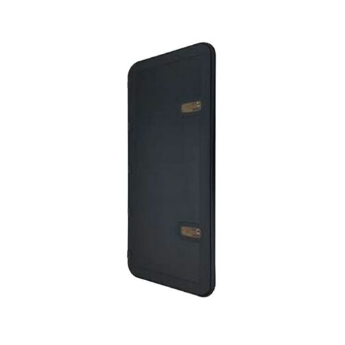 Coast Door 9 - Black 950 x 415.C8550F | Chrome Locks - CLEARANCE