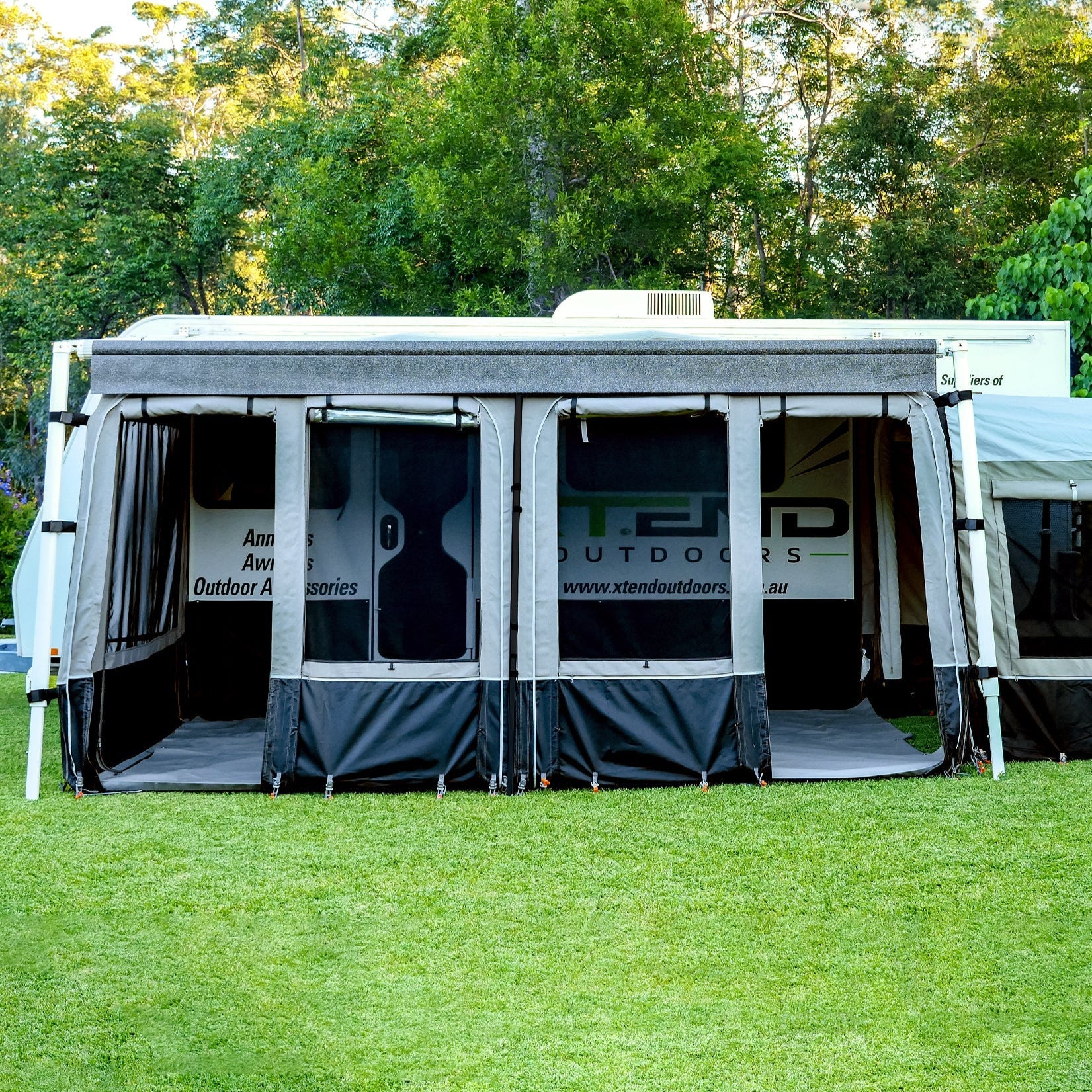 Australia Wide Annexe - Black (Layout 2 14ft - 16ft) - SPECIAL ORDER