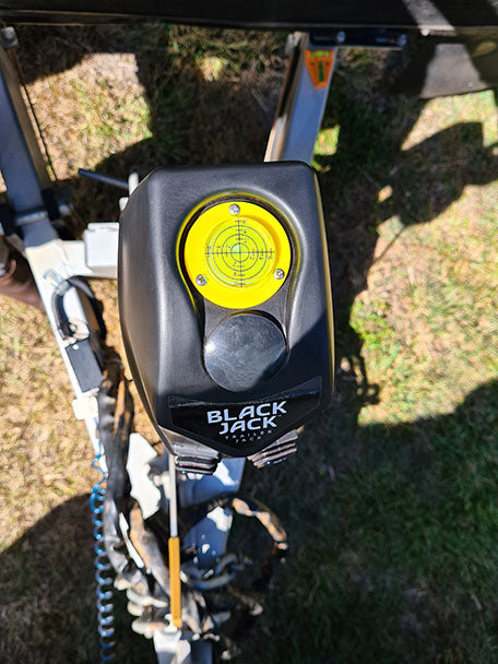 Black Jack 12v Trailer Jack (incl. Jack, Weather Cover, Black Jack Clamp, Folding Foot, Foot Pad and Wiring Harness Kit) - SPECIAL ORDER