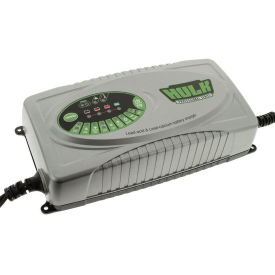 Hulk 9 Stage Fully Auto Switch Mode Battery Charger For 15Amp 12/24v