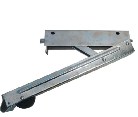 ALKO Corner Steady - Rear Wind Down Leg - 500mm - Weld On - with wheel