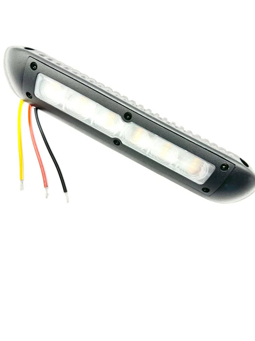 Dual LED Bug Free Awning Light - Black (White + Yellow LED)