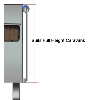 Carefree Awning Universal Hardware (White) - Supply and Fit- SPECIAL ORDER