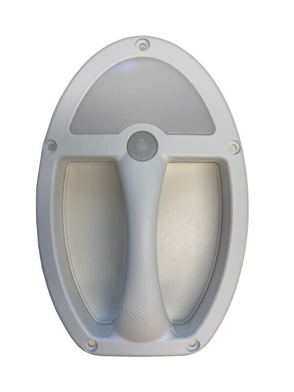 Coast Teardrop Grab Handle with LED Light - White