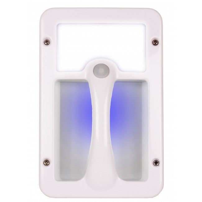 Camec LED Grab Handle with Blue Night Light - White