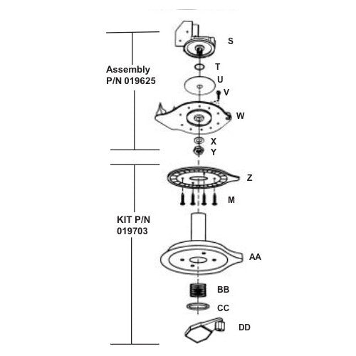 065542: Elevating Handle - Suit AntennaTek Antennas
