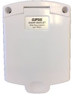 Clipsal 10A Caravan Power Outlet (White) 240V - IP34