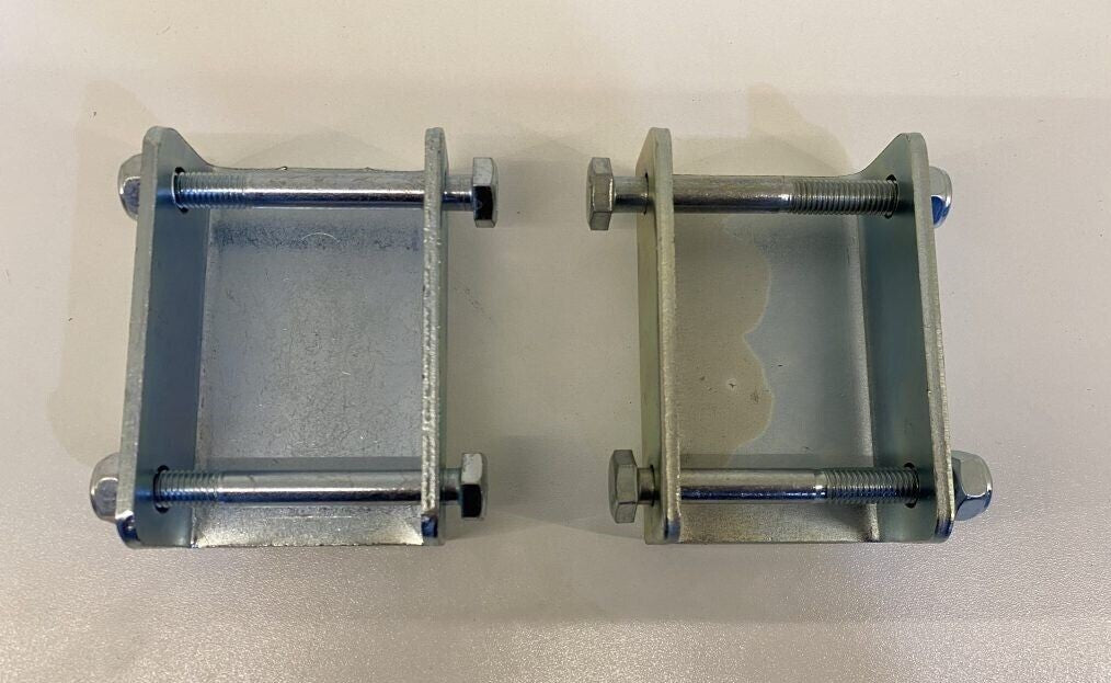 Bracket - With bolts - Suit Drop Down Leg - Alko (pair)