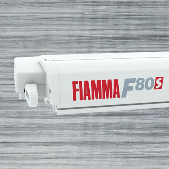 F80S 290 Royal Grey Awning - White Casing - Fiamma including fitment - SPECIAL ORDER