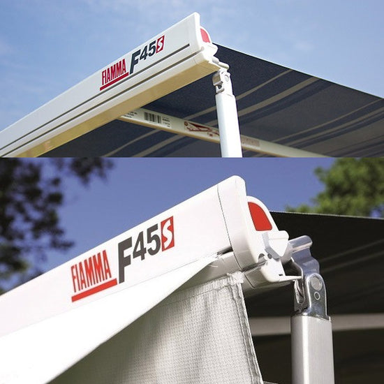 Fiamma F45 S Awning - 4.0m - Royal Blue including fitment- SPECIAL ORDER