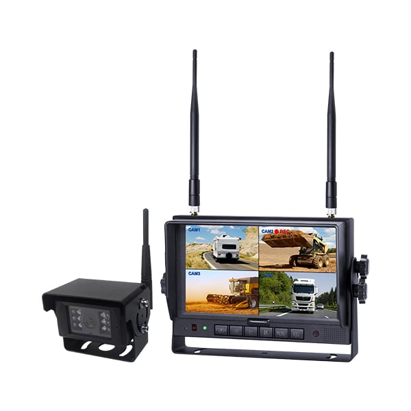 Axis 7” Wireless Quad View Reversing Camera Kit (Up to 4 Cameras)