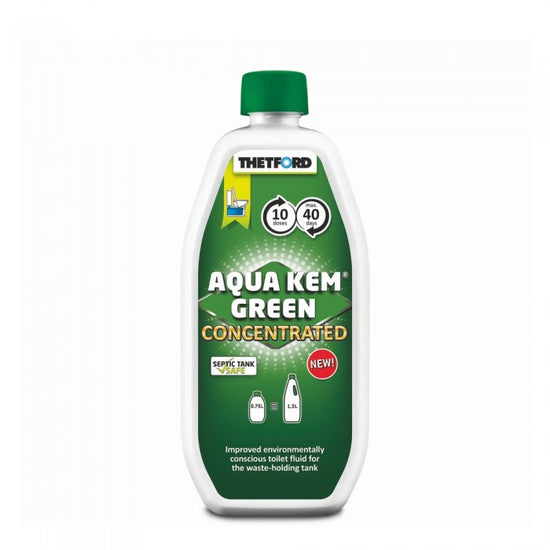 Thetford Aqua Kem Green Concentrate - Waste Cassette Tank Additive - 750ml