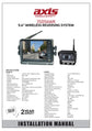 Axis 5.6” Wireless Reversing Camera Kit (Up to 4 Cameras)