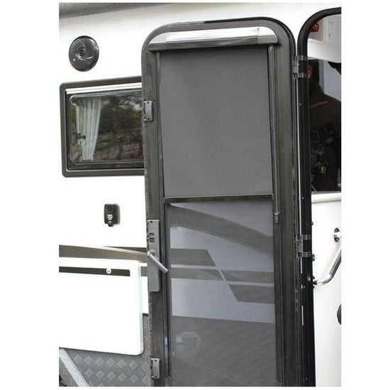 Premium Security Door Blind 1750 x 572mm (LHH) Half Height - Camec