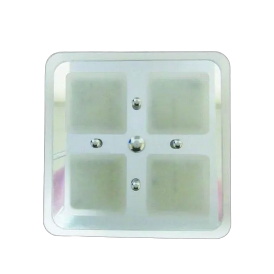 Camec Square Crystal LED 4 Section w/ Touch Button