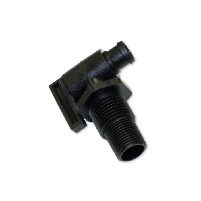 CAMEC WATER TANK DRAIN TAP 3/8IN BSPM X 1/2IN MALE BARB