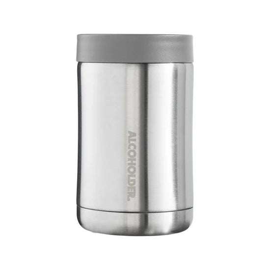Alcoholder Stubzero Cooler - Stainless Silver