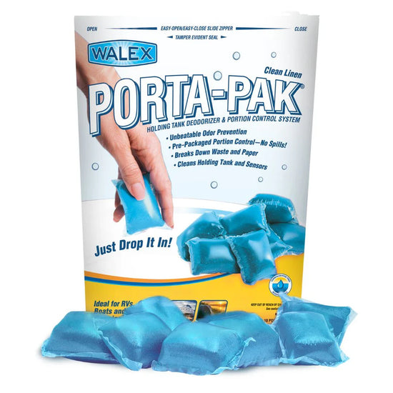 Walex Porta-Pak Express Clean Linen - Waste Cassette Drop-In - 15 Sachets