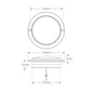 Rear Indicator Lamp - Amber-130mm
