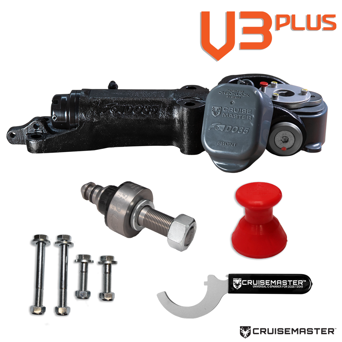 Cruisemaster 3500kg DO35 V3-PLUS Coupling, Tow-pin ( No Handbrake )- Special Order Only