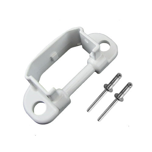 901020W: Car Port Foot (White) - Suit Carefree Fiesta Awnings - SPECIAL ORDER