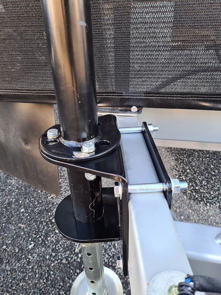 Black Jack 12v Trailer Jack (incl. Jack, Weather Cover, Black Jack Clamp, Folding Foot, Foot Pad and Wiring Harness Kit) - SPECIAL ORDER