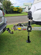 Black Jack 12v Trailer Jack (incl. Jack, Weather Cover, Black Jack Clamp, Folding Foot, Foot Pad) - SPECIAL ORDER