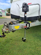 Black Jack 12v Trailer Jack (incl. Jack, Weather Cover, Black Jack Clamp, Folding Foot, Foot Pad) - SPECIAL ORDER