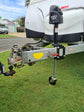 Black Jack 12v Trailer Jack (incl. Jack, Weather Cover, Black Jack Clamp, Folding Foot, Foot Pad) - SPECIAL ORDER