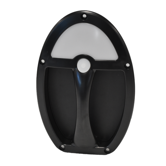 Coast Black Teardrop LED Assist Handle w/ 12V Light - IP67