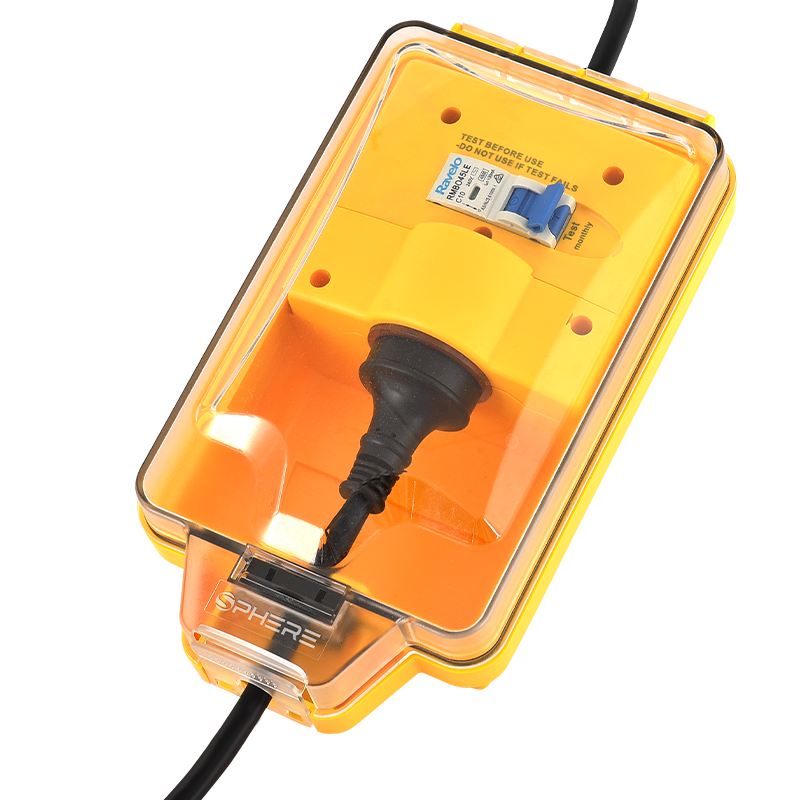 Sphere 15A to 10A AC Power Adaptor | Yellow | 240VAC SPECIAL ORDER