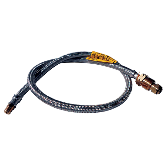 8mm S/S Flexible Hose 900mm For Double Bottle Kits. 6SFN0900 / FPT1524 - SPECIAL ORDER