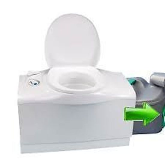 C402C Toilet, LH - white service door 3 - - SPECIAL ORDER