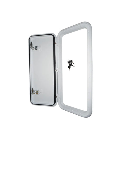 Coast Access Door 6 (White) Suit Cut-Out 228 x 593mm - SPECIAL ORDER