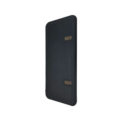 Coast Door 9 - Black 950 x 415.C8550F | Chrome Locks - CLEARANCE