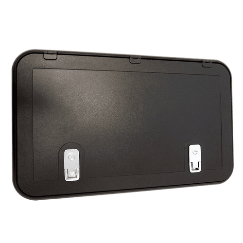 Coast Door 10 - Black Tunnel Boot Door | Chrome Locks