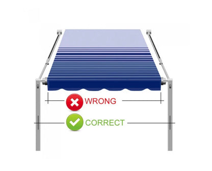 Carefree LED 11ft Awning Silver Shale Fade  (no arms/hardware) including fitment - SPECIAL ORDER