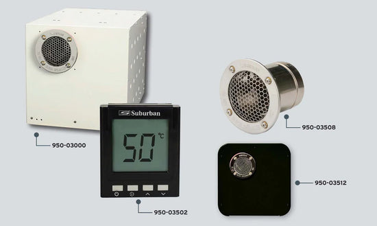 Suburban Nautilus Black or White Door - Instant - Gas Hot Water System - Supply and Fitment