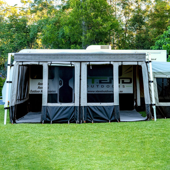 Australia Wide Annexe - Black (Layout 2 14ft - 16ft) - SPECIAL ORDER