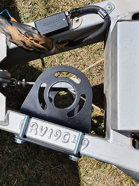 Black Jack 12v Trailer Jack (incl. Jack, Weather Cover, Black Jack Clamp, Folding Foot, Foot Pad and Wiring Harness Kit) - SPECIAL ORDER