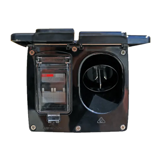 CMS 15A AC Power External Inlet - Black