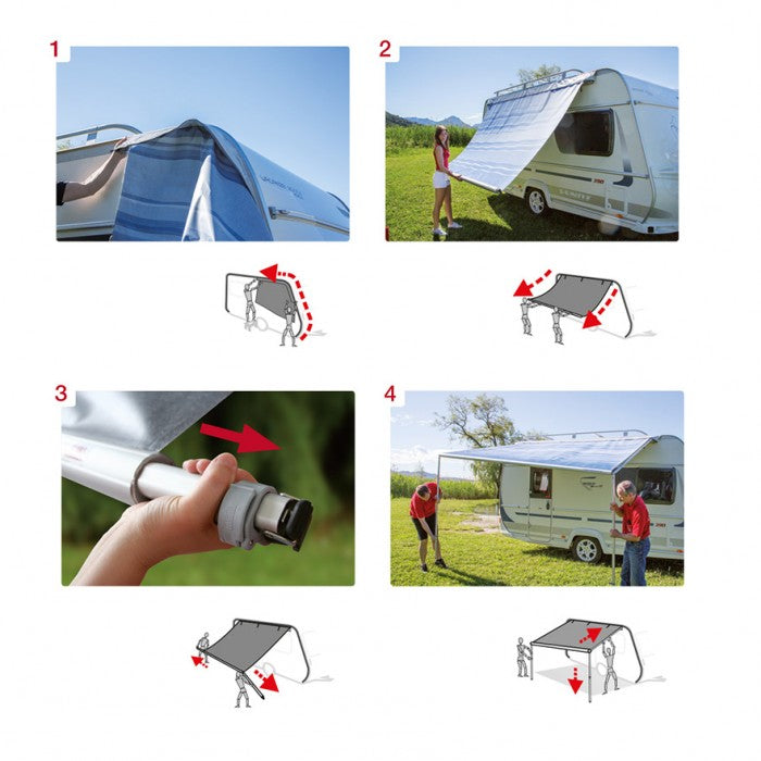 Fiamma Caravanstore 225 Bag Awning - Royal Grey 2.36M - SPECIAL ORDER