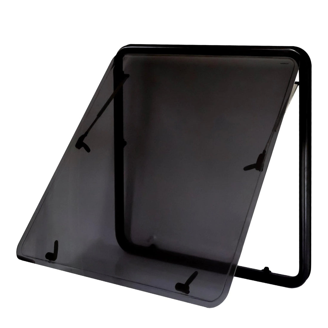 ATRV Eurovision2 Window &amp; Slimline Blind - Black Frame - H550xW1450mm - SUPPLY &amp; FIT (Copy)
