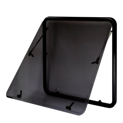 ATRV Eurovision2 Window &amp; Slimline Blind - Black Frame - H550xW1450mm - SUPPLY &amp; FIT (Copy)