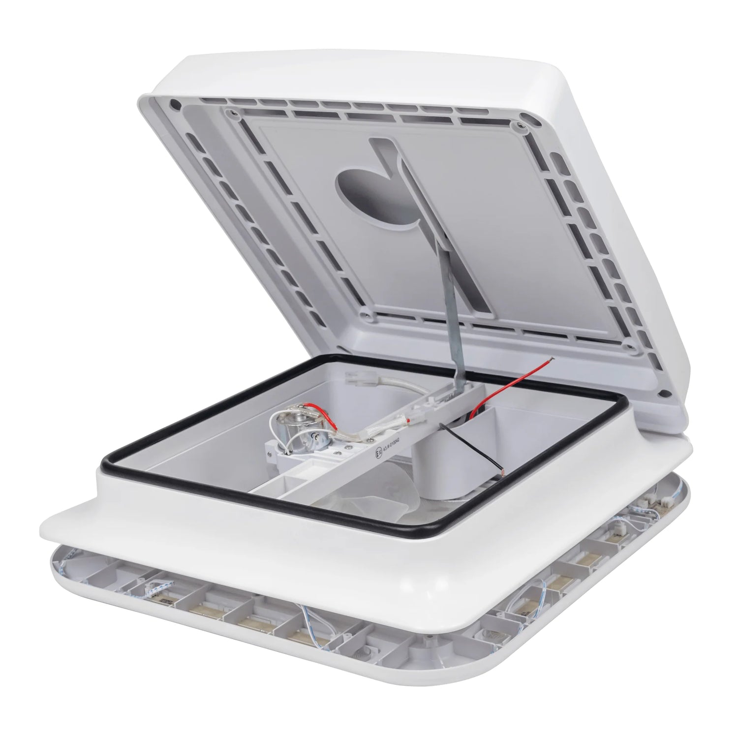 Aussie Traveller Shower Hatch with  LED -12v - 320mm x 320mm - SPECIAL ORDER ONLY