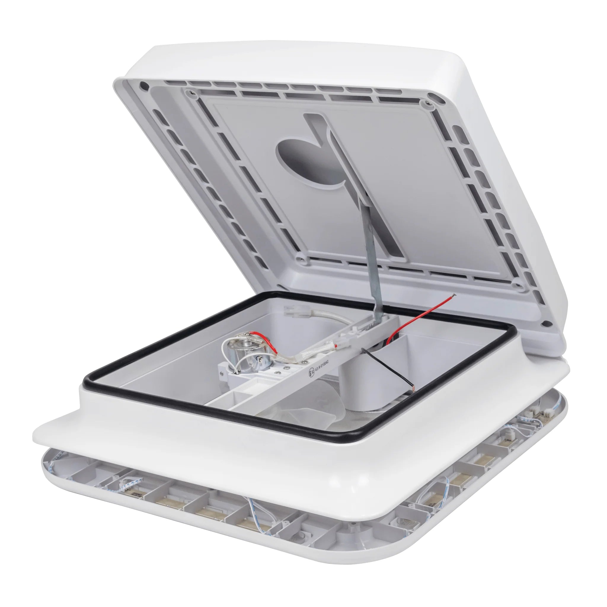 Aussie Traveller Shower Hatch with  LED -12v - 320mm x 320mm - SPECIAL ORDER ONLY