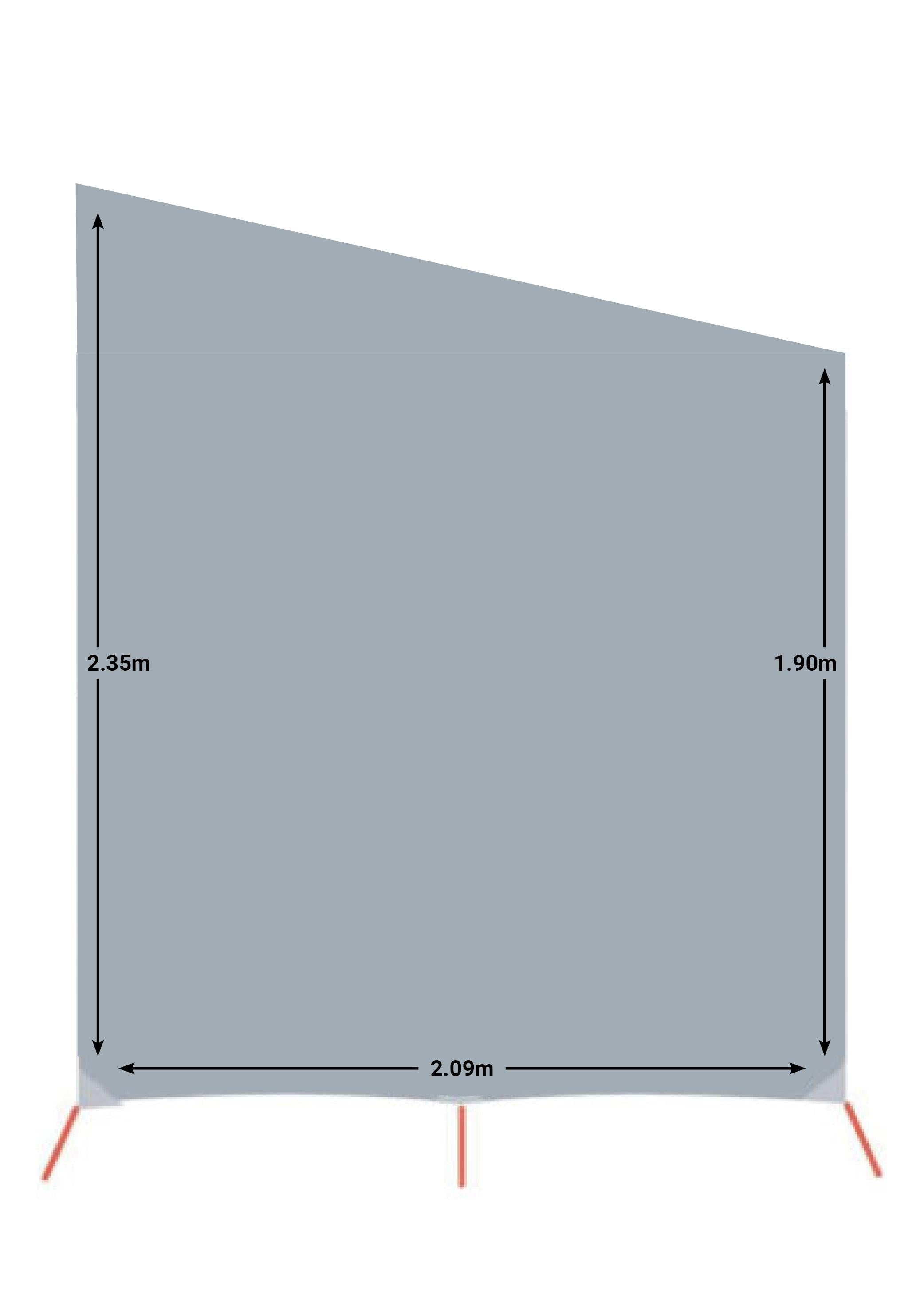 Supex End Wall Screen- Fiamma - SPECIAL ORDER