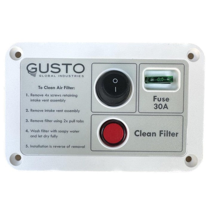 (Supply and Fit) Gusto Dust Reduction System - Complete Unit (White) - special order