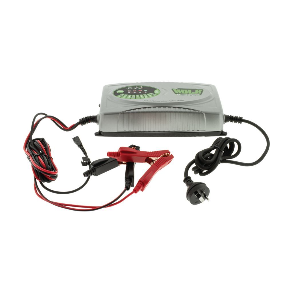 Hulk 9 Stage Fully Auto Switch Mode Battery Charger For 15Amp 12/24v - SPECIAL ORDER